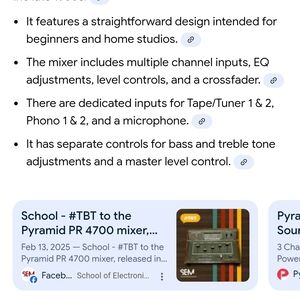 PR 4700 Mixer - Black